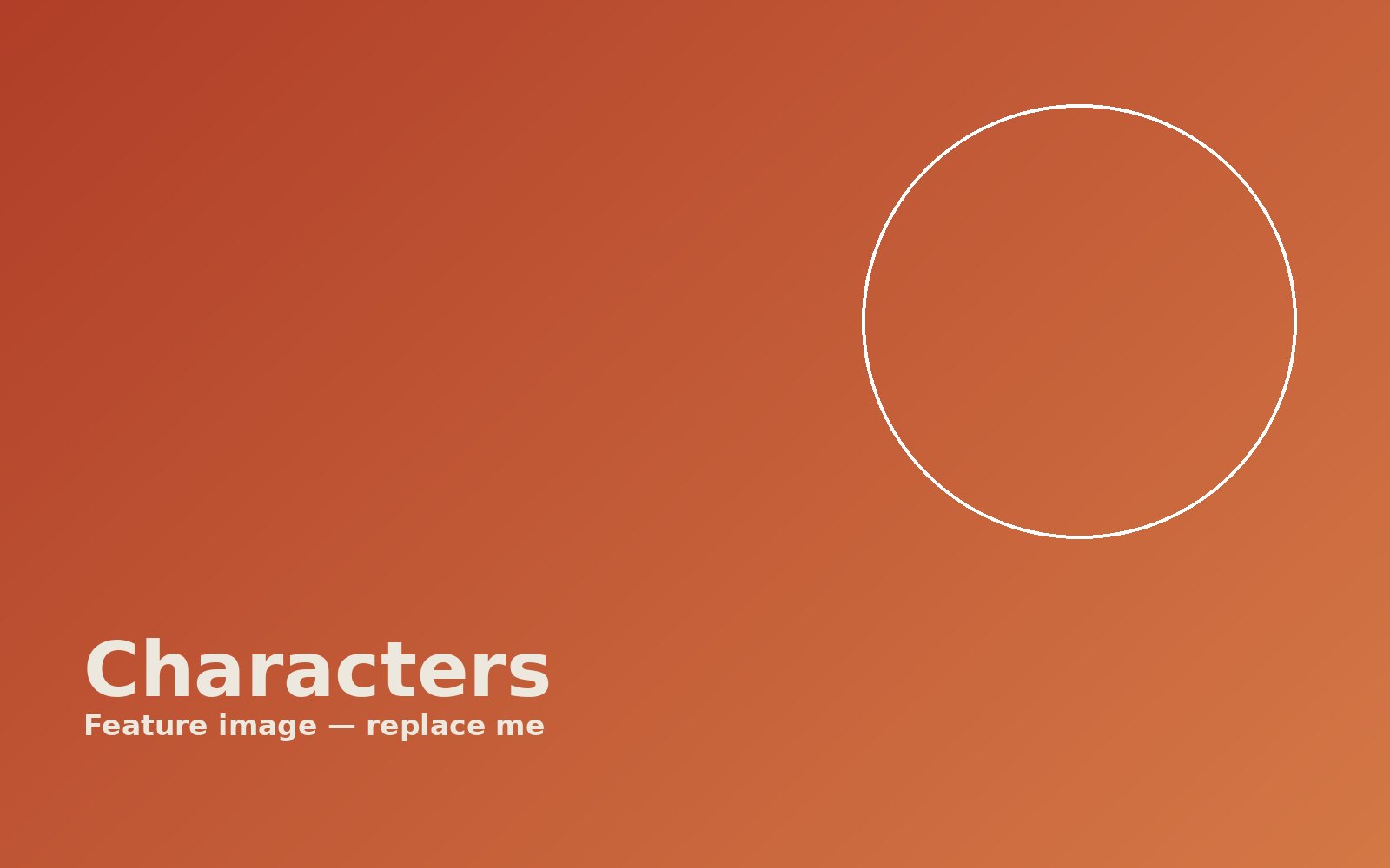 Characters